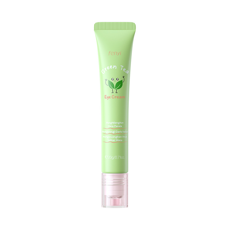 Cross - Border Fenyi Fenyi Green Tea Eye crema 20G versión Indonesia hidratación, humedad y mejora de la bolsa de ojos fabricante spot