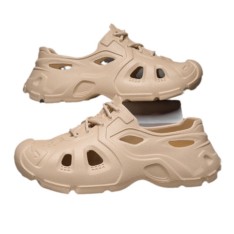 Zapatos de coco para hombres de verano, zapatillas de cavidad antideslizantes, zapatillas de playa para conducir.