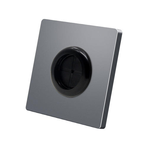 Type 86 blank panel with outlet hole cover TV wall socket network cable white cover switch plug hole threading hole