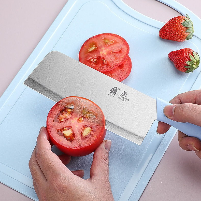 Cuchillo de cocina de acero inoxidable de plástico de cocina de cocina para el hogar, descubierto conjunto de tijeras de combinación de regalos