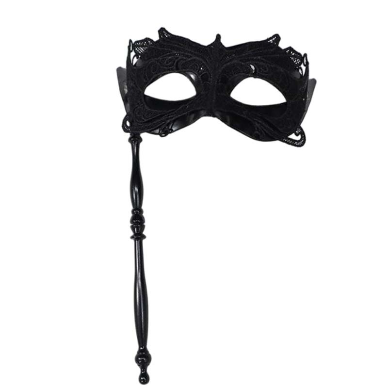 Amazon máscaras de encaje de mano máscaras de mitad de cara máscaras misteriosas de baile de maquillaje de fiesta