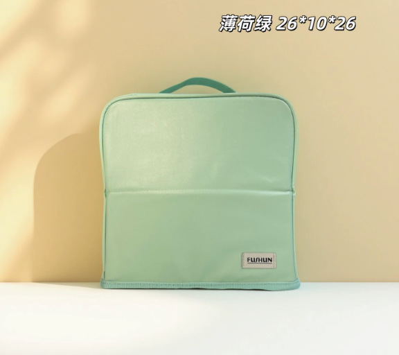 Bolsa de maquillaje vertical para mujer, gran capacidad, se puede colgar en una maleta, con espejo, bolsa de maquillaje de PU impermeable y resistente al desgaste, bolsa de almacenamiento para mujer.