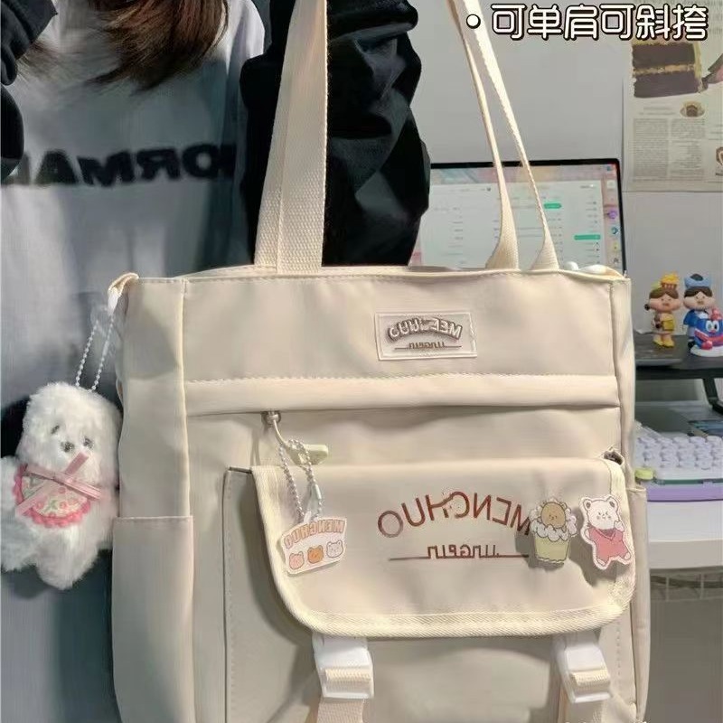 Bolso bandolera estilo universitario de todos los partidos, bolso de matrícula, bolso de alta capacidad, bolso de hombro, bolso de viaje para estudiantes