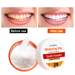 GuanJing Vitamin C Tooth Powder to Remove Stains, Remove Yellowing, Clean Teeth Cross-Border Wholesale Teeth Whitening