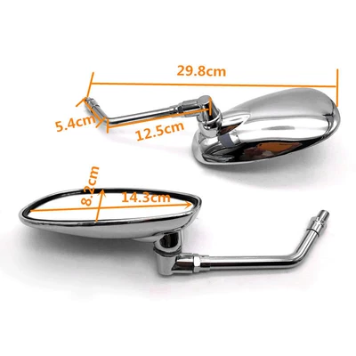 Suitable for Diamond Leopard Electroplated Motorcycle rearview mirror