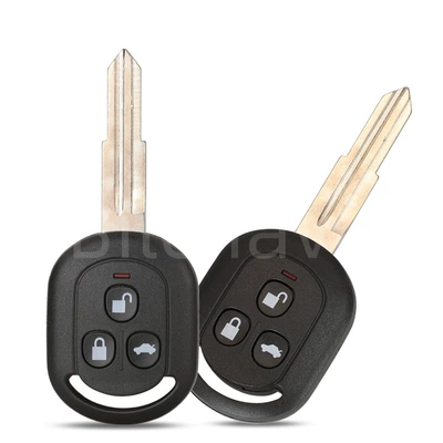 Suitable for 3-Button Old Model Chevrolet Buick Straight Remote Control Car Key Replacement Shell (Car Keys) - 3-keys