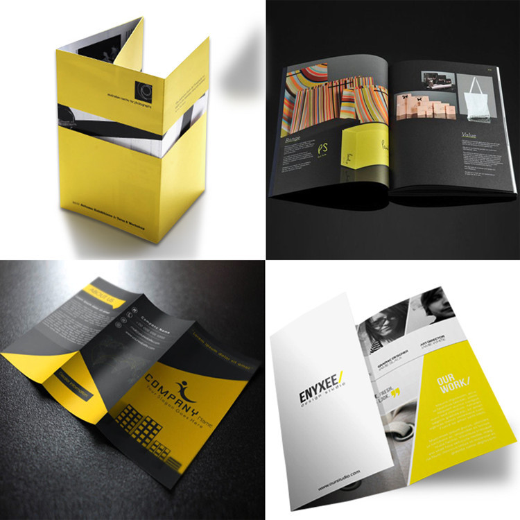 折页印刷彩页传宣单单页折叠页说明书打印小册子A四 A五单页