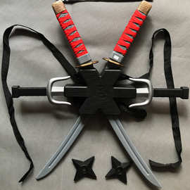 儿童节日本武士COS玩具刀装扮套装短长刀匕首舞会表演出道具