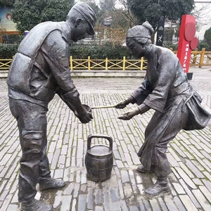 [玻璃钢雕塑厂铸铜人物校园名人肖像广场定制景观摆件户外园林景观]