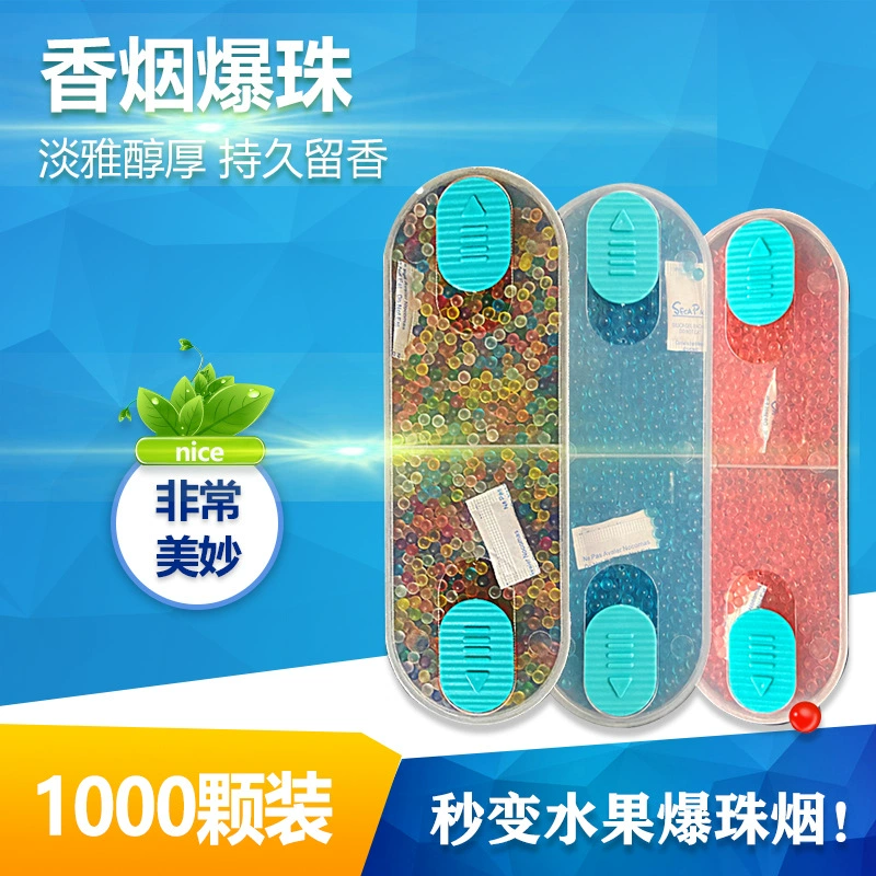 Оптовая Продажа 1000 сигаретных взрывных шариков сигаретные взрывные бусины коробка мята Апельсиновая корка Черничный мундштук взрывные бусины производители источника