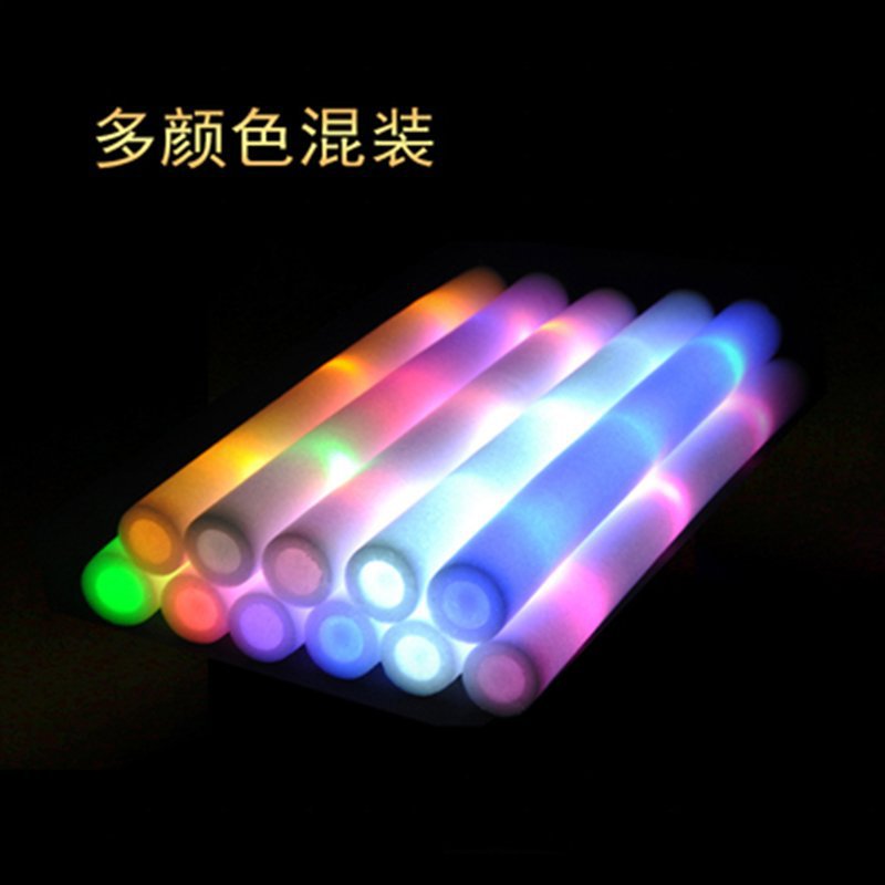 Colorido esponja de mano palo de espuma palo de concierto palo de luz LOGO flash stick palo de luz accesorios de alegría