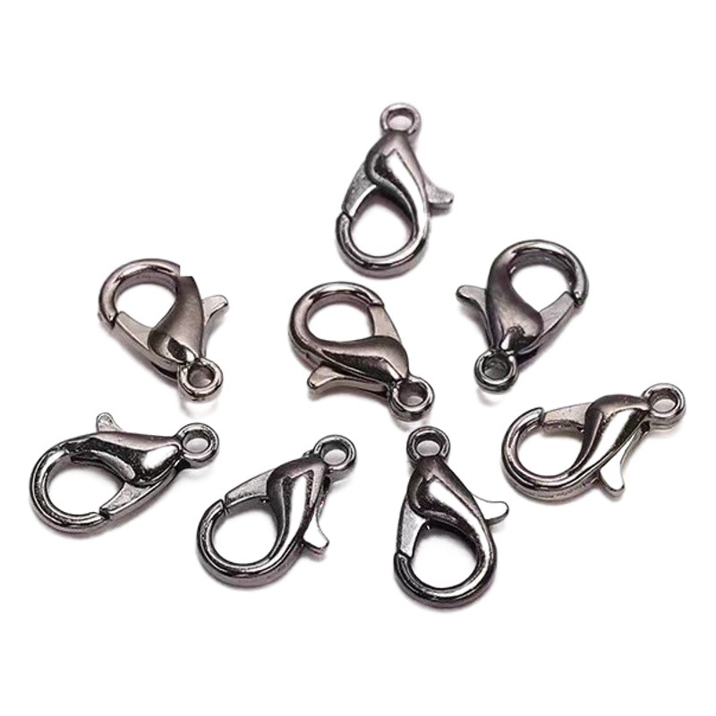 12mm aleación de zinc 302 hebilla de la langosta DIY accesorios de la joyería hebilla de la pulsera del collar de la hebilla al por mayor de ventas directas de la fábrica