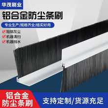 定制铝合金条刷尼龙丝防尘密封毛刷条清洁机械软毛工业条形工具刷