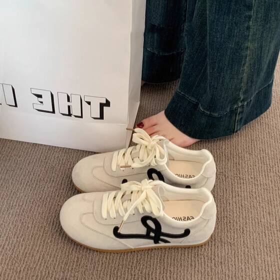 Desun Shoes Women's 2025 New Spring Women's Shoes Explosions All-match Super Hot White Forrest Gump Shoes Sports Casual Sneakers