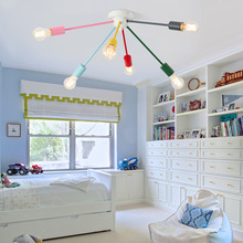 来图生产马卡龙吸顶灯具酒店主题客房民宿灯饰简约极简超亮卧室