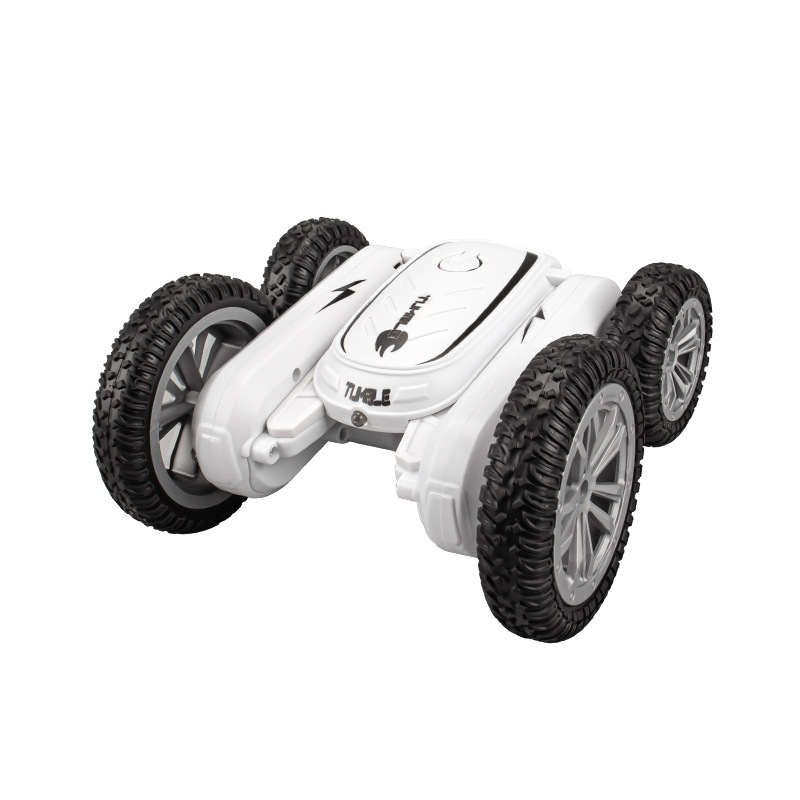 흰색 스턴트 춤추는 자동차