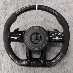 Suitable for Mercedes-Benz old models modified with new AMG carbon fiber steering wheel AECSG-class GLC260GLECLSGTS