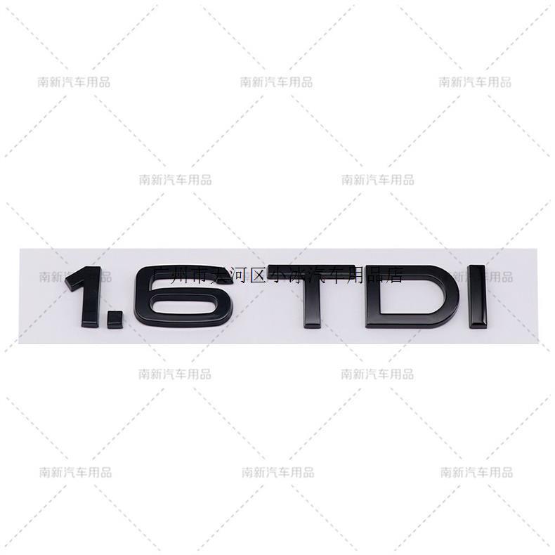 Car 2.0TDI 3.0TDI 4.0TDI 1.6TDI 1.9TDI label, suitable for Audi engine displacement markings