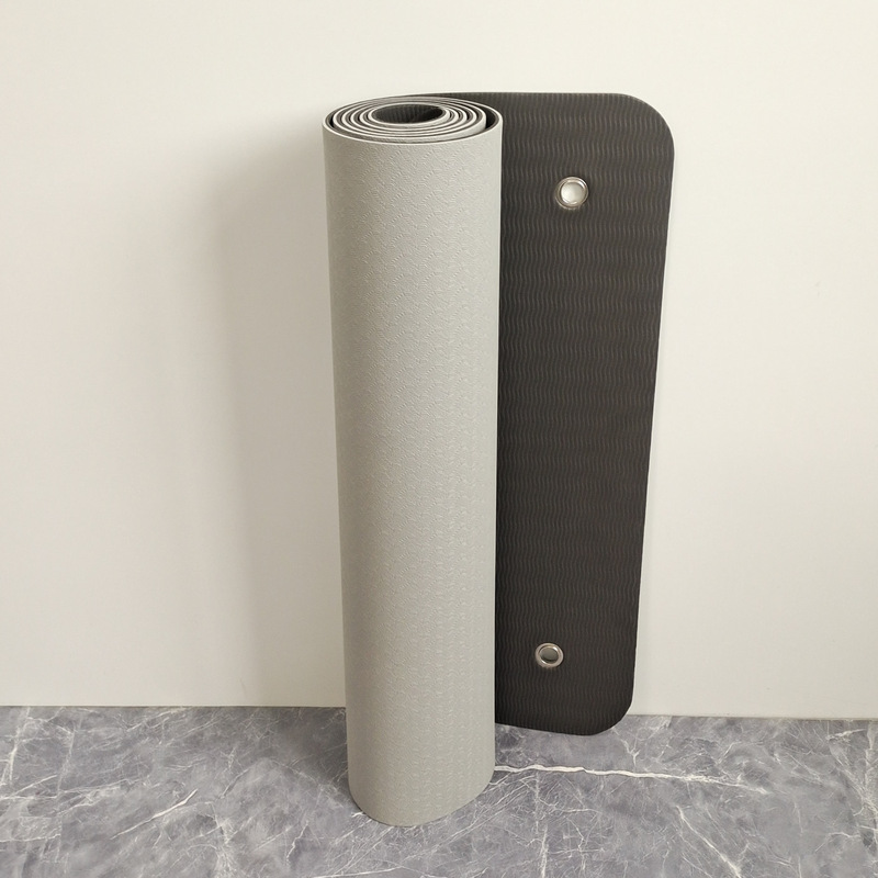Perforated Yoga Mat Tpe Wall Hanging Hook Men's Training Fitness Mat Gym Yoga Studio Hanging Buckle