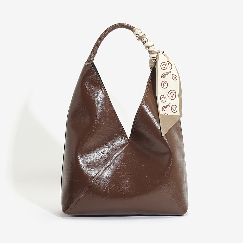 Borsa tote per il tempo libero per madre e figlio di grande capacità 2024, borsa da donna a tracolla singola in tinta unita di fascia alta_voghion.com