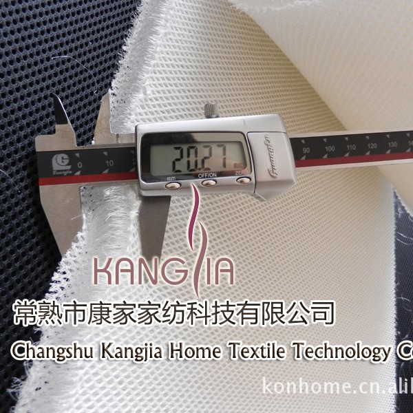 3D网眼鱼丝网床垫座垫枕头经编间隔织物布