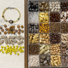 【榛果奶茶】进口捷克琉璃珠暖饱和散珠diy手作手链项链串珠配件