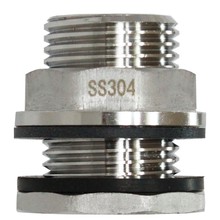 亚马逊不锈钢隔板水箱接头双内丝1/2”NPT外螺纹3/4”GHT花园软管