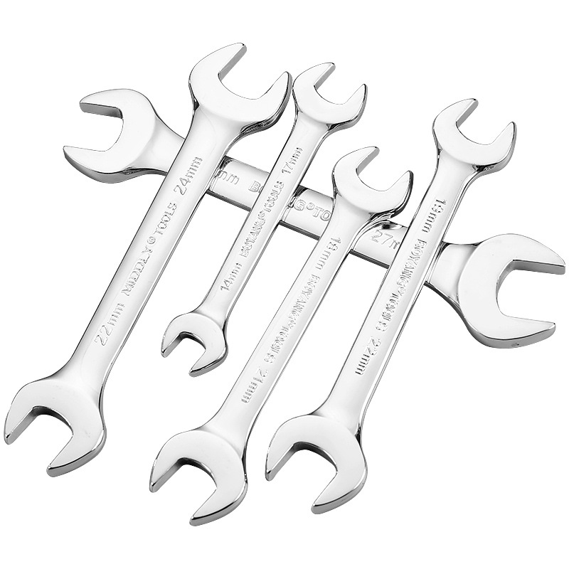 Llave abierta de doble cabeza llave abierta llave de horquilla muerta llave sólida llave delgada de gran tamaño traje de tamaño pequeño alargado