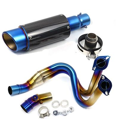 Motorcycle exhaust pipe Er6N/6F/Versys650/Z650 Motorcycle Modified - full-set-a