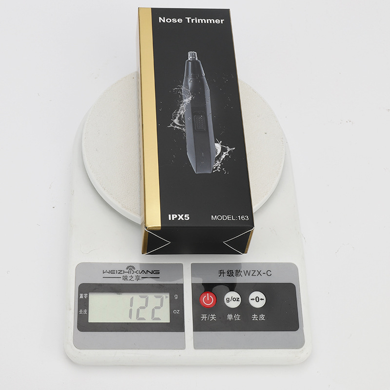 TEMU inalámbrico recortador de pelo nasal eléctrico para hombres tijeras de pelo nasal limpiador de nariz para mujeres afeitar desmontable