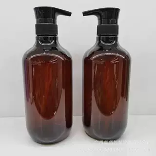 卓顺厂家生产800ML洗发水沐浴露护发素化妆品包装PET塑料按压瓶