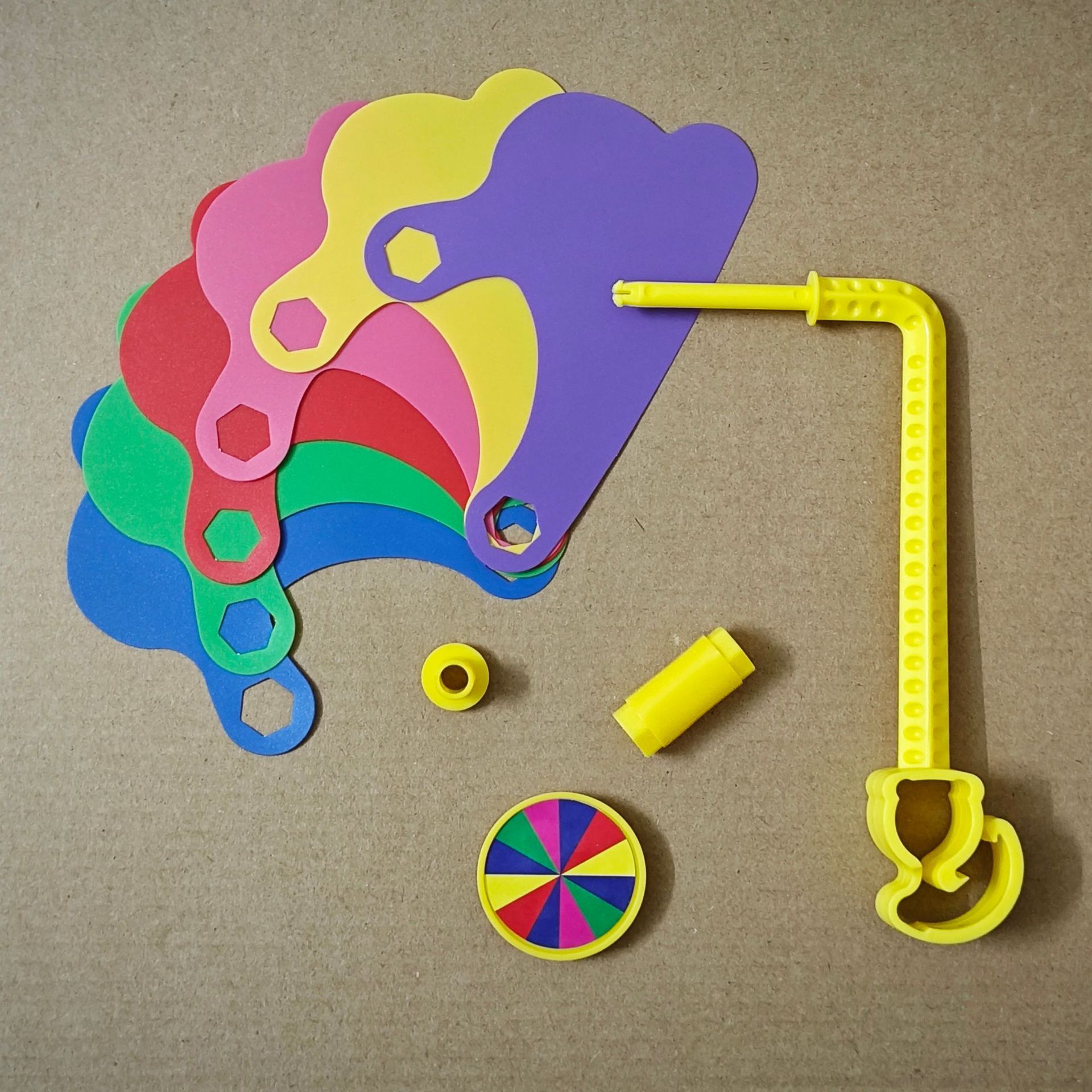 Travel plastic windmill toy for kindergarten