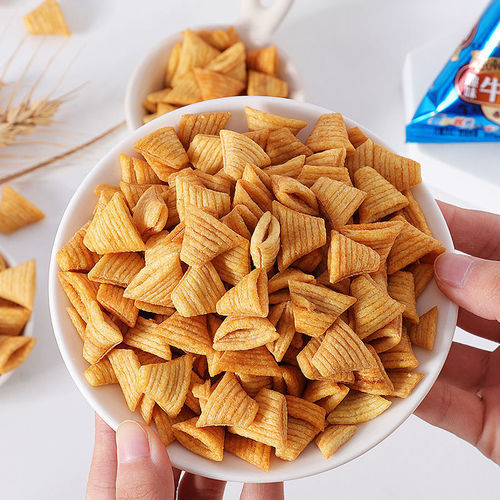 Hotpot-style self-service restaurant, small snacks, twisted horn crisp, small pot crisp, potato chips, internet-famous twisted horn tip, leisure food