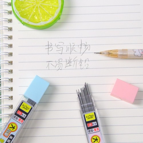 Creative Large Capacity Automatic Pencil Lead 30 Pack Push Pencil Replacements Activity Pencil Accessories Resin Lead Wholesale