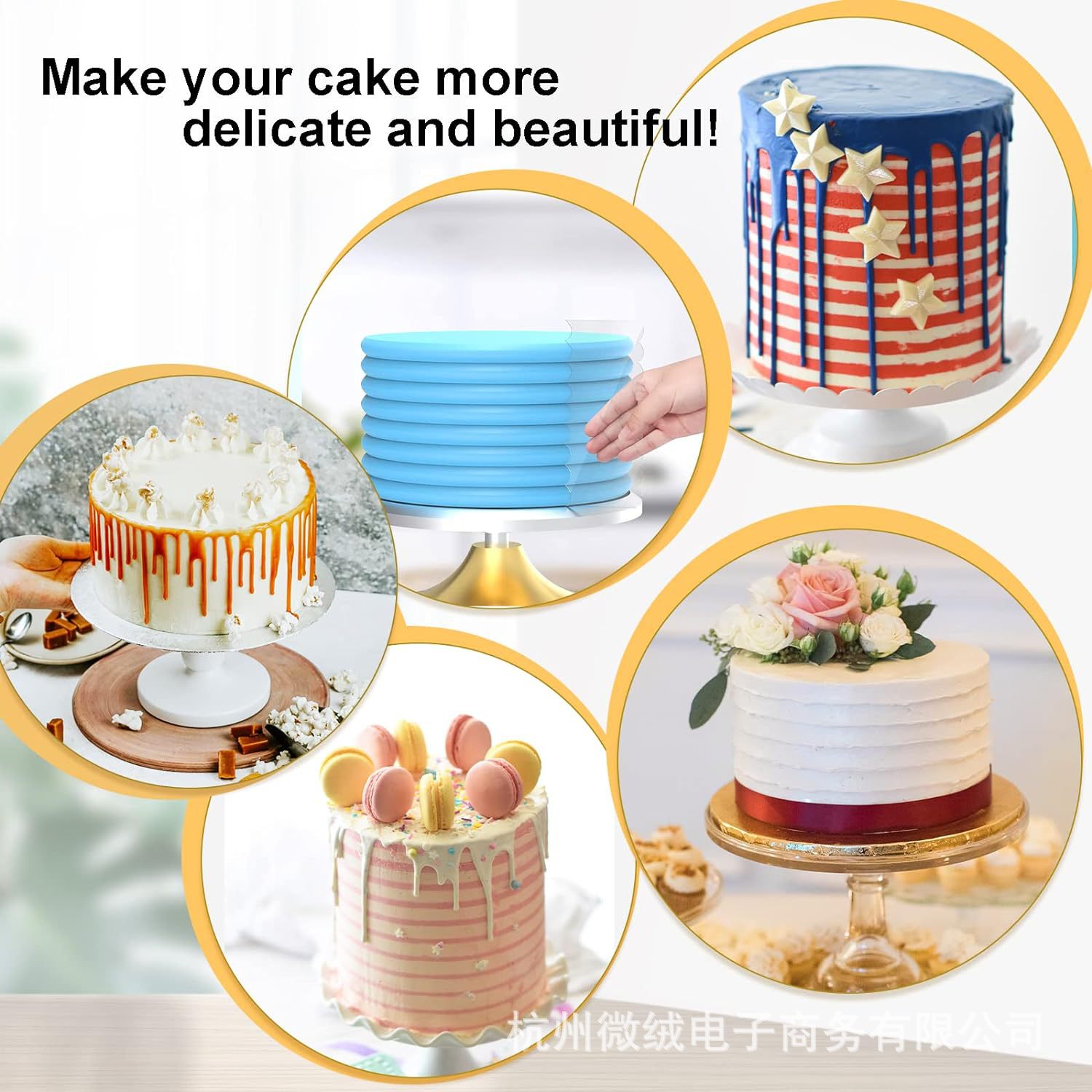 Raspador de pastel acrílico transparente grande raspador de pastel horneado raspador de pastel raspador de raspador de raspador suave