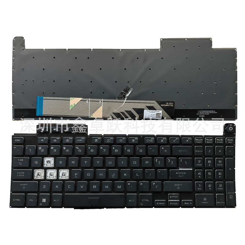 US applicable to Asus TUF Gaming A15 F15 FA507 FA507R FX507 FX507R keyboard