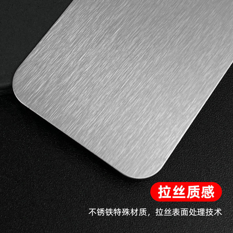 Cuadrado al por mayor con adhesivo de chapa de hierro soporte del coche teléfono móvil tableta trasera pegatina soporte magnético hoja de succión magnética accesorios de metal