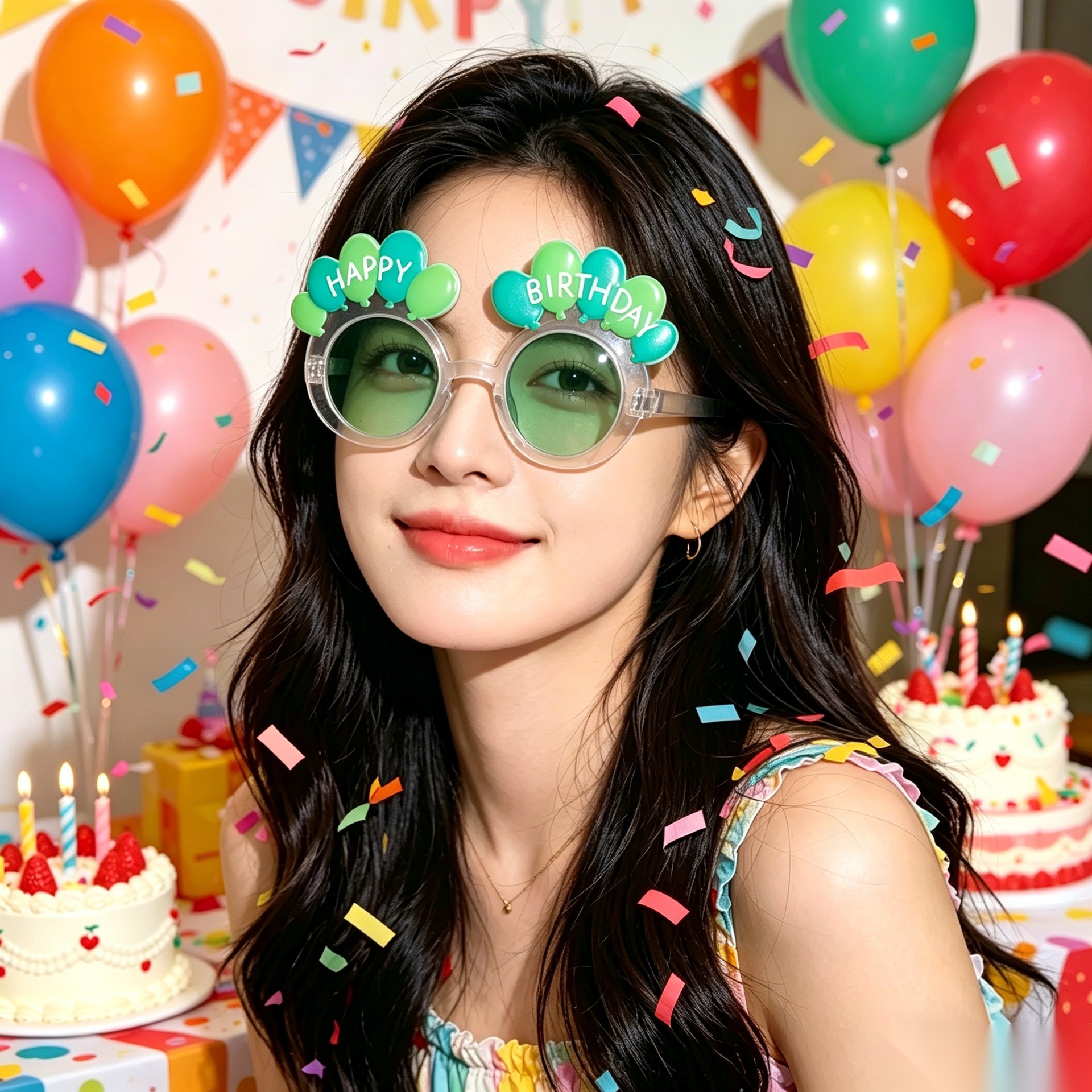 Cumpleaños temático fiesta gafas extrañas feliz cumpleaños pastel vela gafas de diseño de cumpleaños accesorios de fotos