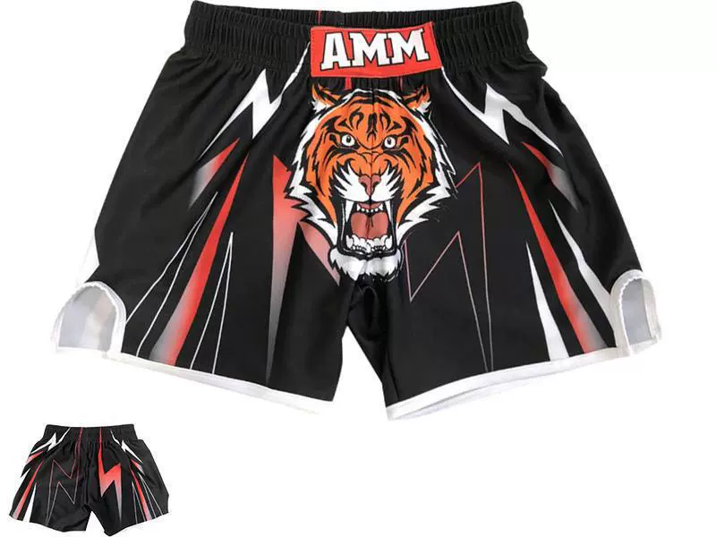 Boxing quick dry set for training, shorts for gym, tight, with short sleeve