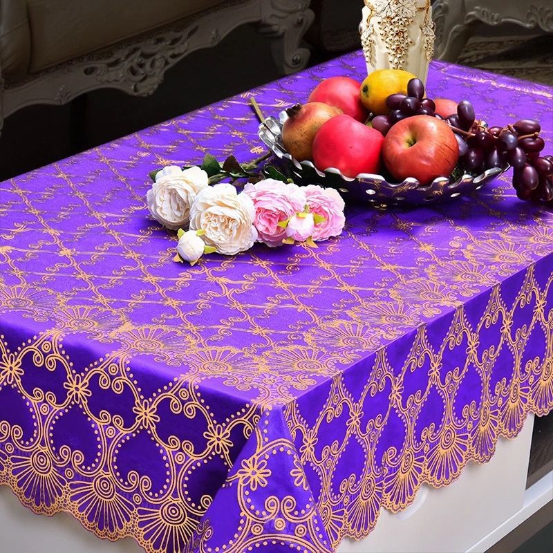 6017 공작 꽃 퍼플 골드