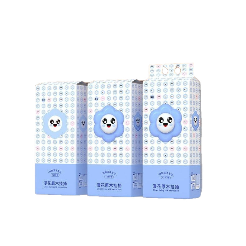 漫花6は底部を持ち上げて、家庭用トイレットペーパーの箱全体のティッシュを掛けて、ティッシュを掛けます。320はナプキンを引き出します。