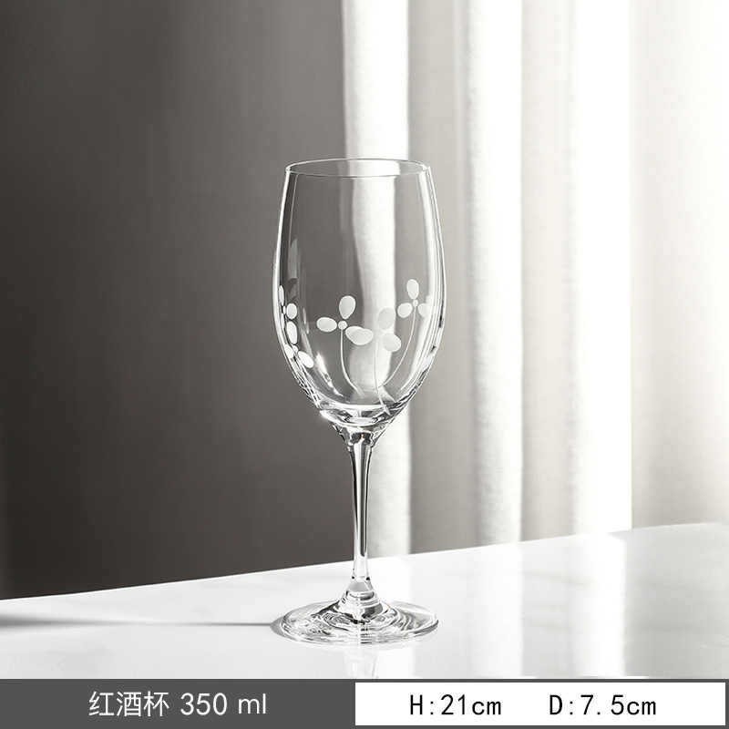 Tazas de cristal checas para el hogar esmerilado tazas de vino rojo tazas de borgoña talladas tazas hechas a mano tazas de vino creativas