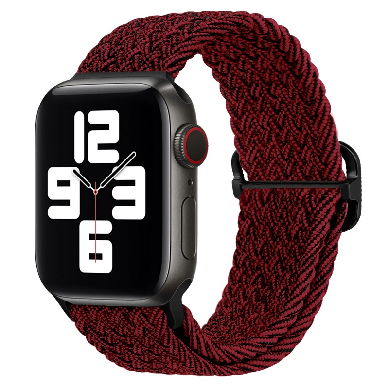 Смарт-ремешок Apple Watch подходит для Apple iWatch поколения 67891011 регулируемый нейлоновый переплетенный ремешок новый стиль