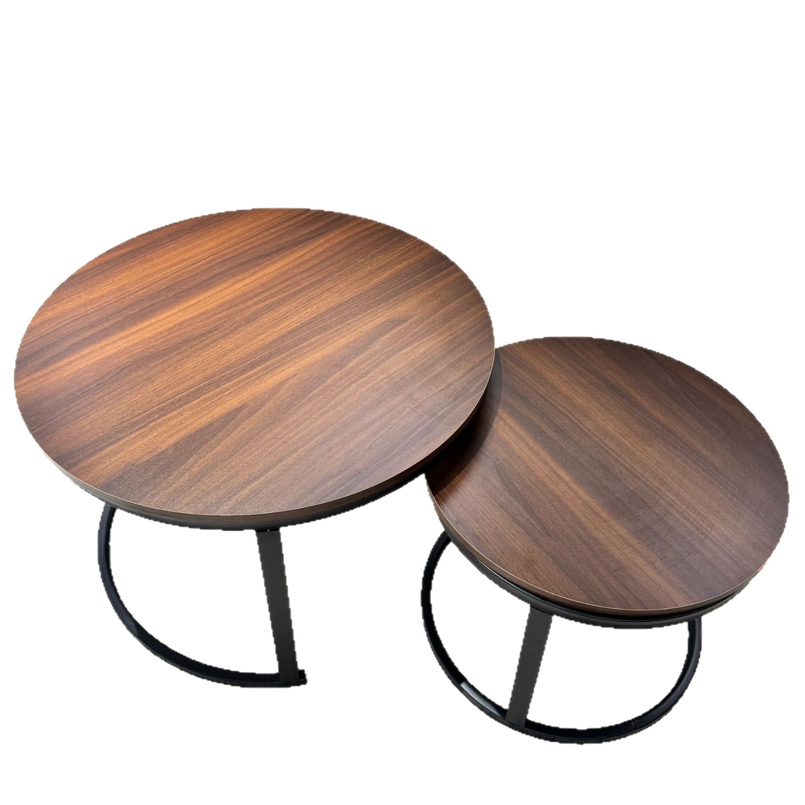 Mejora de estilo moderno de sala de estar mesas de té redondas de hotel simple de alta calidad mesa de alquiler de chapa minimalista image 6