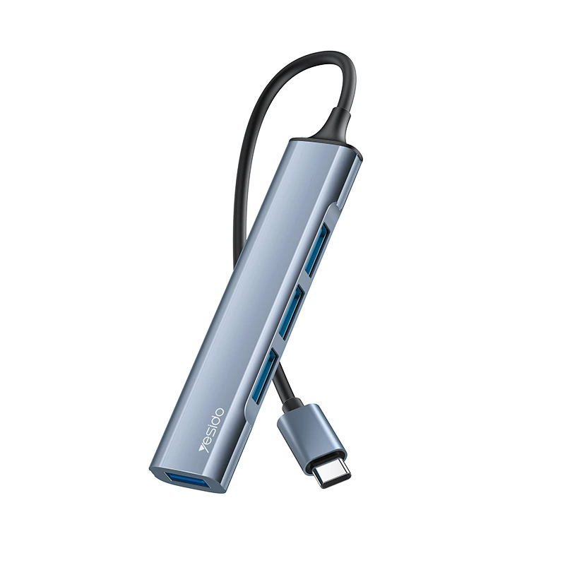 TYPEC четырёхвозможный - расширение USB3.0 для ноутбуков Apple, мини-адаптер, подарок