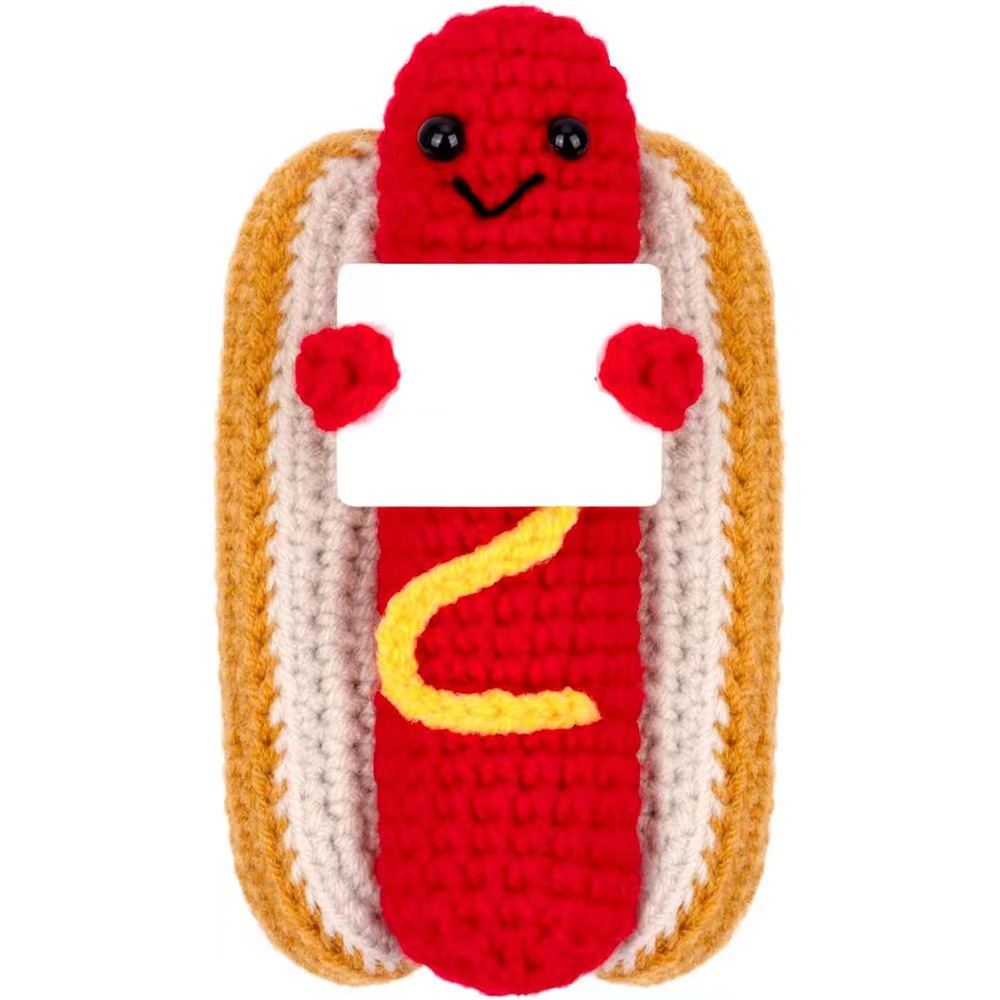 国境を越えてアマゾンの毛糸を販売している手作りのニット鉤織動物ペンギンは積極的に面白い減圧人形が座っている