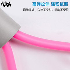 Cross-border double color 8-character resistance band yoga fitness rubber band resistance rope chest and back training 8-character resistance band