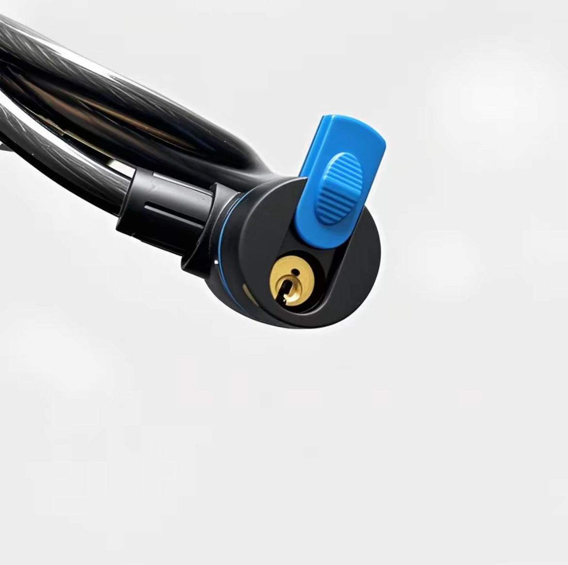 Cerradura de automóviles de fábrica de fuente Cerradura de alambre Cerradura de bicicleta de montaña Cerradura de anillo de cable de acero especial con llave Cerradura de bicicleta image 4