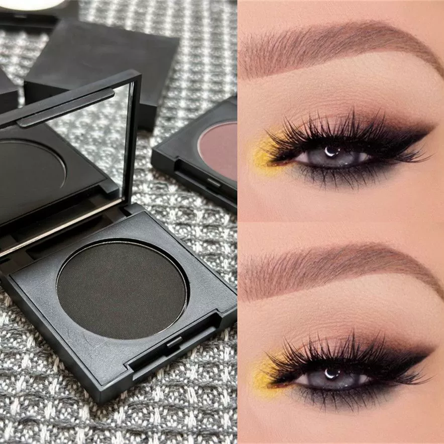 Coffee eye shadow, professional makeup primer, earth tones