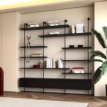 书架置物架客厅落地展示架多层收纳储物架简易书柜办公室摆件装饰